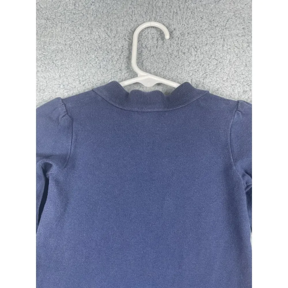 Ralph Lauren Baby Girls Size 12M Long Sleeve Polo Dress Shirt
